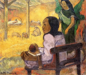 ベイビー キリスト降誕 ポスト印象派 原始主義 ポール・ゴーギャン Oil Paintings